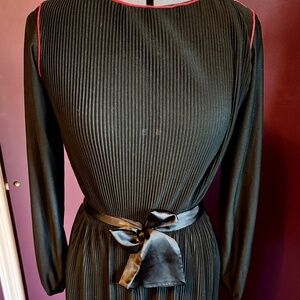 Vintage Haypence Black pleated dress